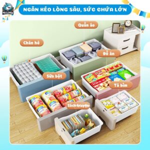 Tủ nhựa cho bé Pakey SK001 nhiều màu