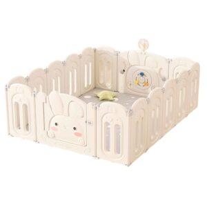 Quây cũi nhựa gấp gọn Pakey Thỏ