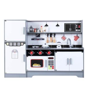 Bộ đồ chơi nấu ăn cho bé gái DCB03 Ghi Trắng