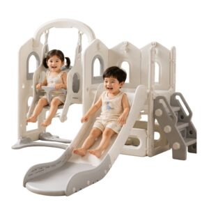 Cầu trượt xích đu Pakey Lovely Bear SS02