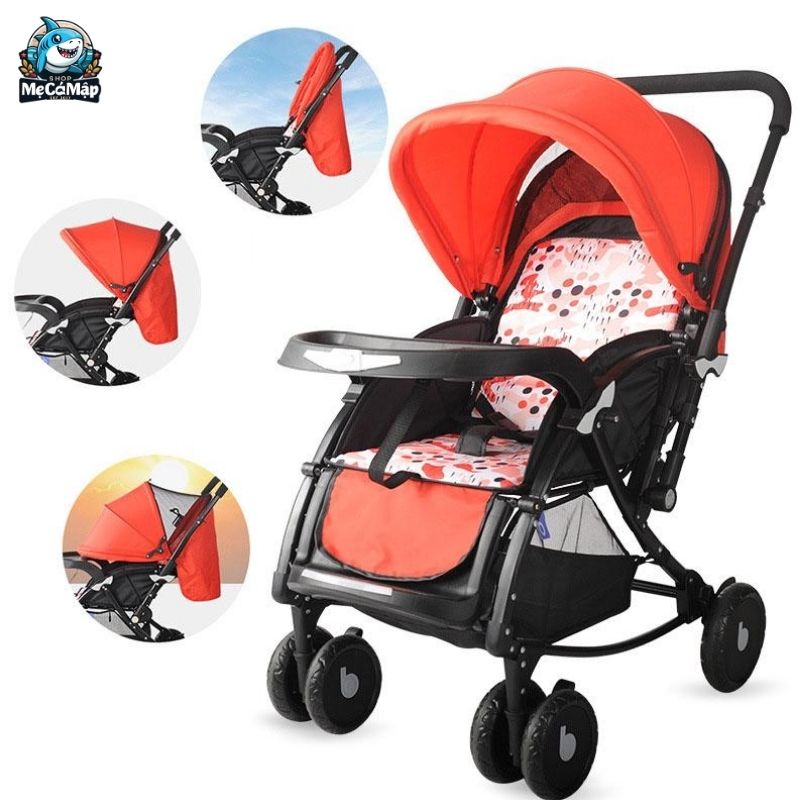 cách gấp gọn xe đẩy Baobaohao 720N