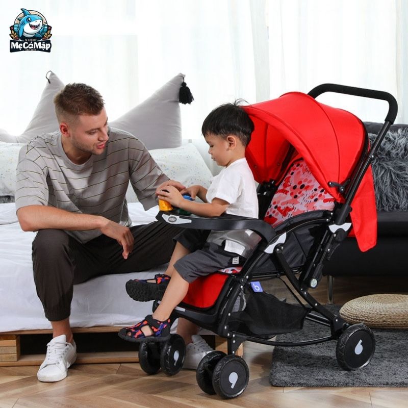 cách gấp gọn xe đẩy Baobaohao 720N