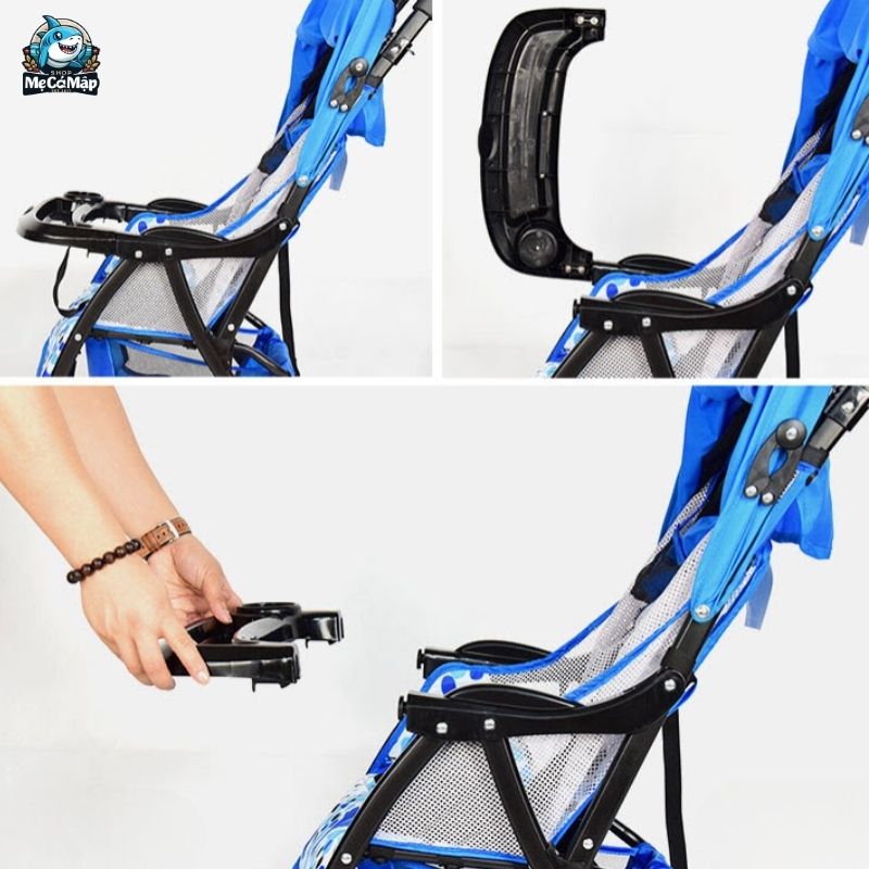 cách gấp xe đẩy Baobaohao 722C