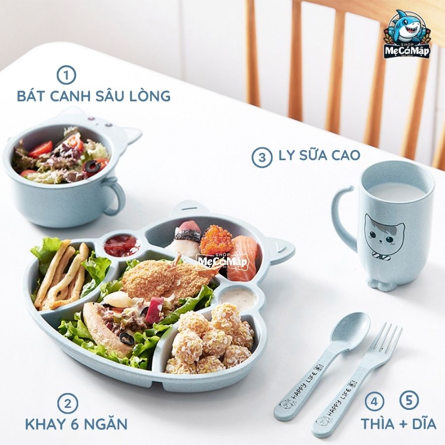 set-an-lua-mach-hinh-meo (7) Set ăn dặm lúa mạch cho bé