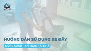 sử dụng xe đẩy cho bé