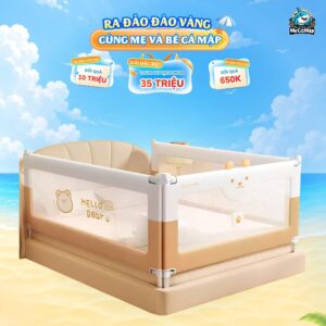 Thanh chắn giường Pakey S1 new 2025