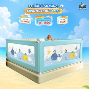 Thanh chắn giường Pakey NS2 nâng cấp