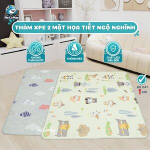 Thảm xốp XPE 2 mặt Pakey dày 1cm