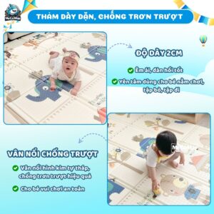 Thảm XPE dày 2cm Pakey TH07-08-09-10