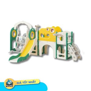 Cầu trượt xích đu liên hoàn Pakey Khủng long LH01