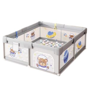 Quây cũi vải Pakey K1 màu ghi