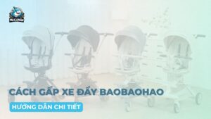 cách gấp xe đẩy Baobaohao