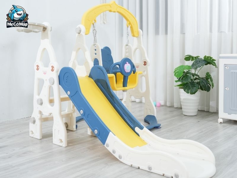 cầu trượt liên hoàn ngoài trời cho bé