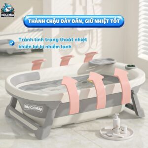 Chậu tắm Pakey có nhiệt kế P-CT03