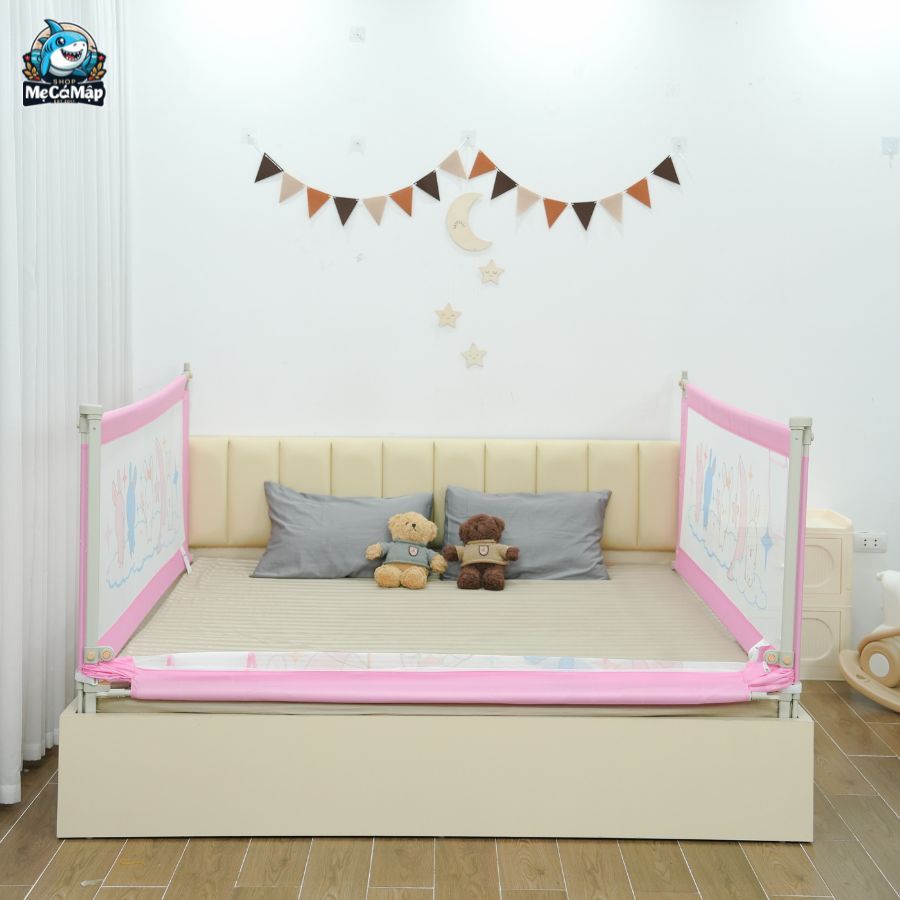  Combo 2 thanh chắn giường Pakey 1m8 2m nâng cấp