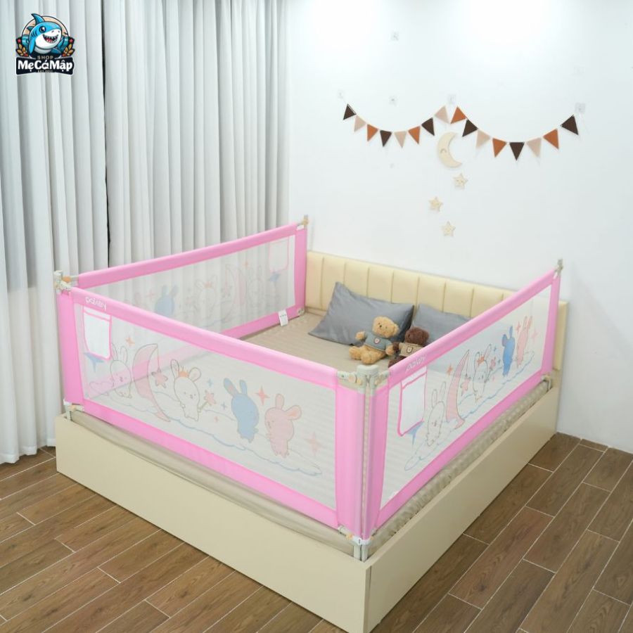  Combo 2 thanh chắn giường Pakey 1m8 2m nâng cấp