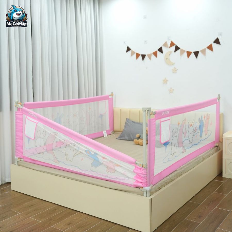  Combo 2 thanh chắn giường Pakey 1m8 2m nâng cấp
