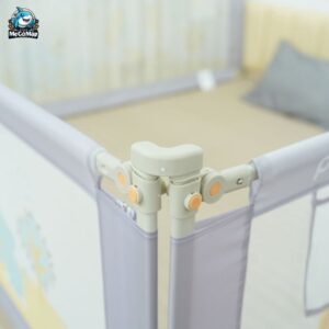 Bộ 3 thanh chắn giường 1m6 2m nâng cấp màu ghi