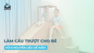 làm cầu trượt cho bé tại nhà