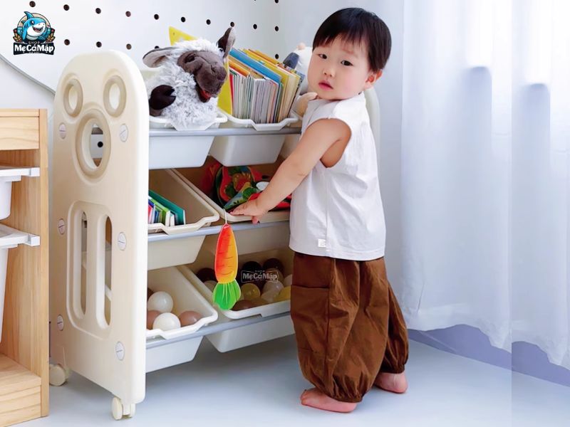 Kệ để đồ chơi cho bé