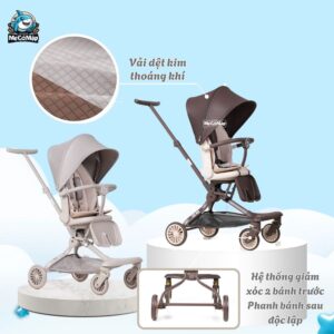 Xe đẩy du lịch Baobaohao V22-A