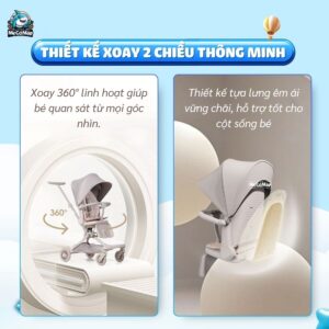 Xe đẩy du lịch Baobaohao V22-A