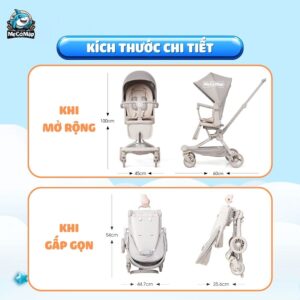Xe đẩy du lịch Baobaohao V22-A