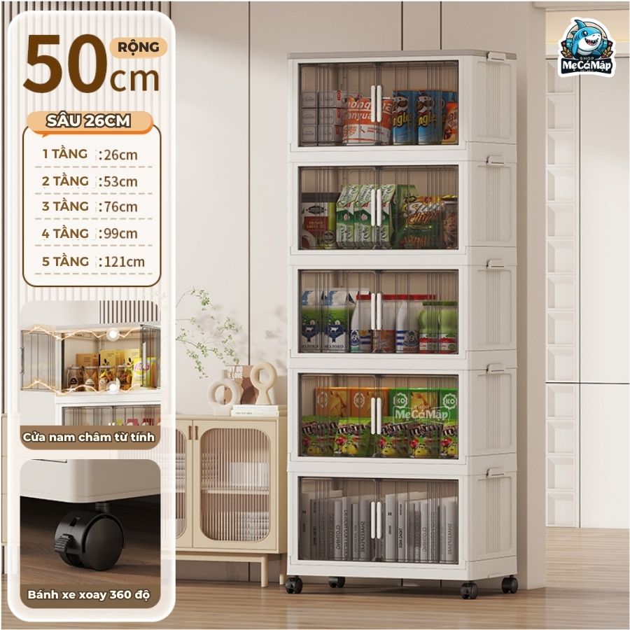 tu-nhua-cho-be-gap-gon-hc20 (11) Tủ nhựa cho bé 3/4/5 tầng HC20