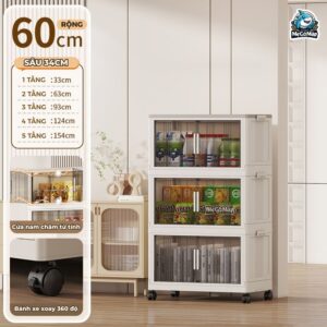 Tủ nhựa cho bé 3/4/5 tầng HC20