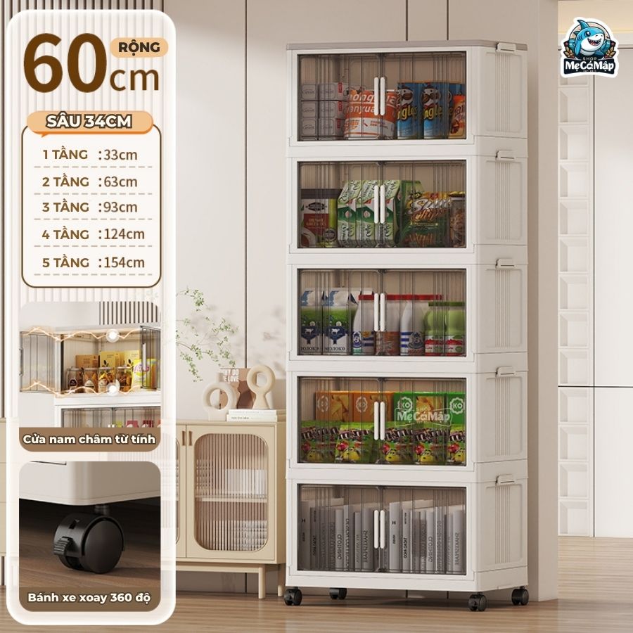 tu-nhua-cho-be-gap-gon-hc20 (14) Tủ nhựa cho bé 3/4/5 tầng HC20