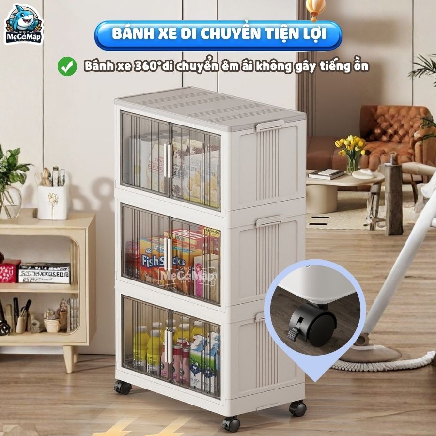 Tủ nhựa cho bé 3/4/5 tầng HC20