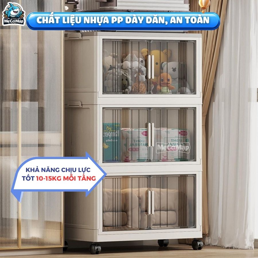 Tủ nhựa cho bé 3/4/5 tầng HC20