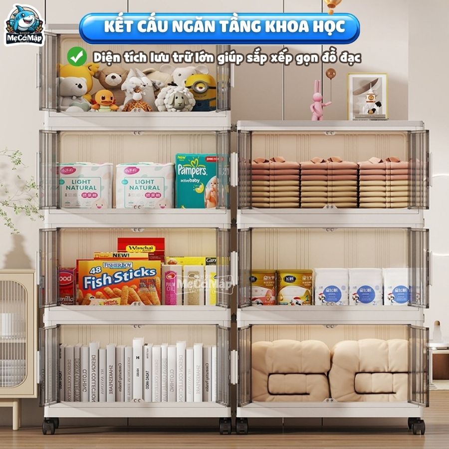 Tủ nhựa cho bé 3/4/5 tầng HC20