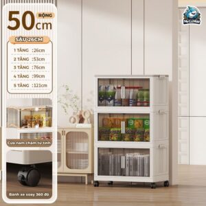 Tủ nhựa cho bé 3/4/5 tầng HC20