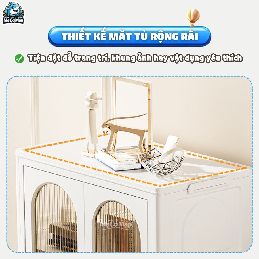 Tủ nhựa cho bé có ngăn treo HC18