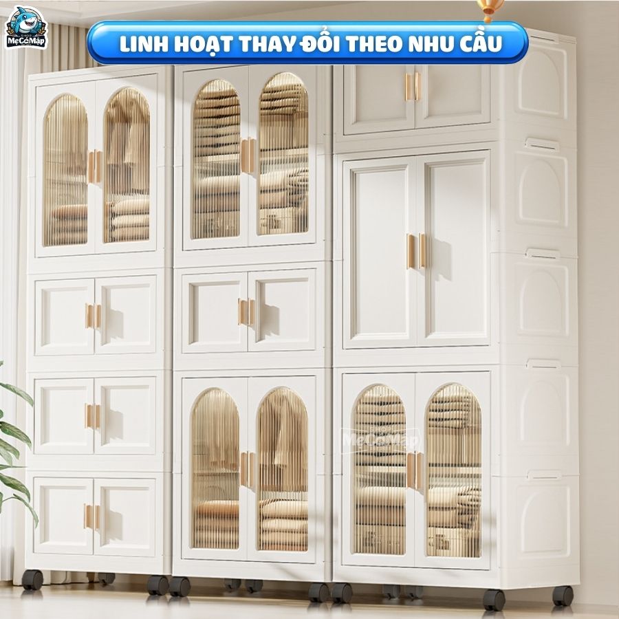 Tủ nhựa cho bé có ngăn treo HC18