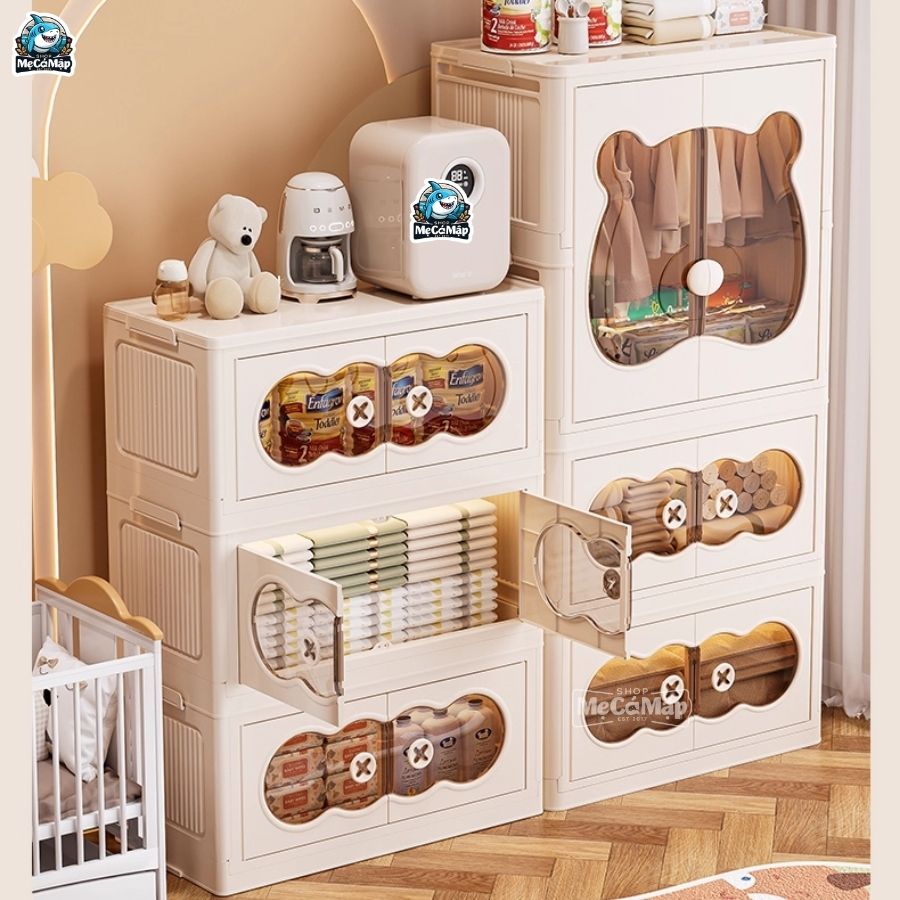 Tủ nhựa cho bé có ngăn treo HC19