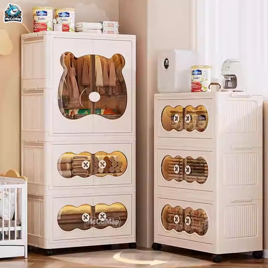 Tủ nhựa cho bé có ngăn treo HC19