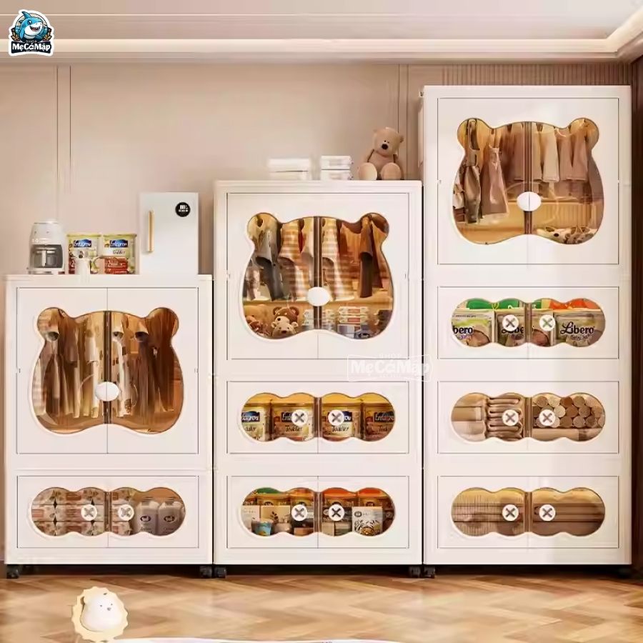 Tủ nhựa cho bé có ngăn treo HC19