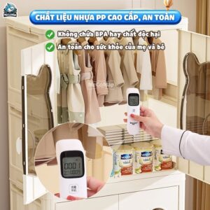 Tủ nhựa cho bé có ngăn treo HC19