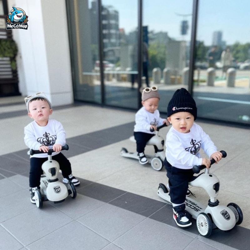 Xe cho bé 1 tuổi: Nên mua xe lắc, xe tập đi hay xe chòi chân?