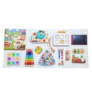 Combo bảng bận rộn BBR02 và đồ chơi Montessori cho bé