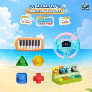 Bộ đồ chơi nhựa bảng bận rộn cho bé