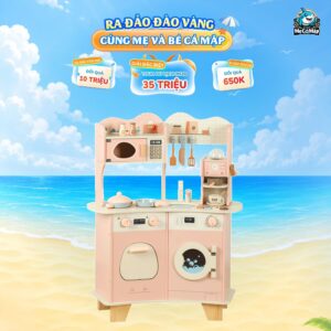 Bộ đồ chơi nấu ăn cho bé gái DCB01 Hồng