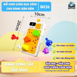 Bộ đồ chơi nhựa bảng bận rộn cho bé