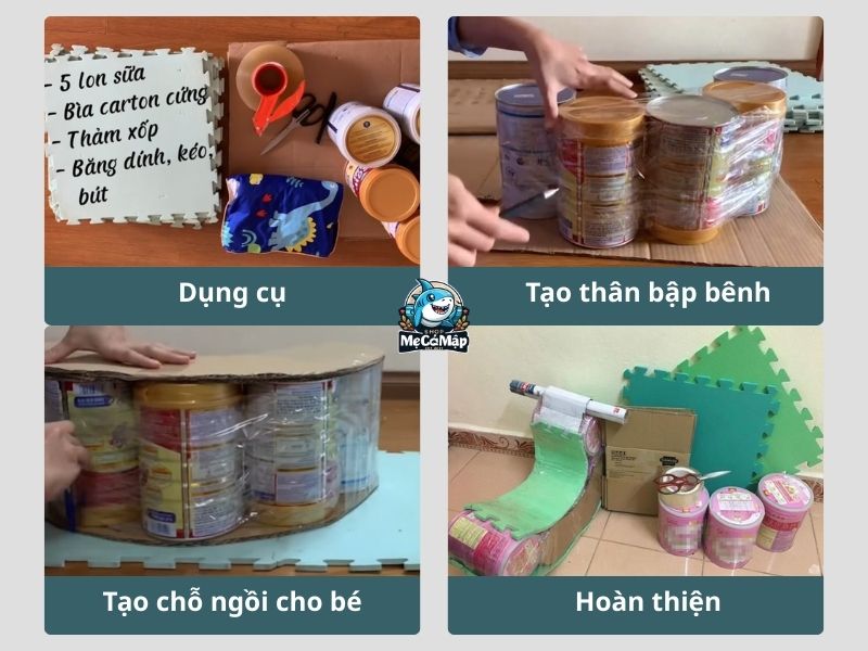 Hướng dẫn 5 cách làm bập bênh cho bé đơn giản tại nhà