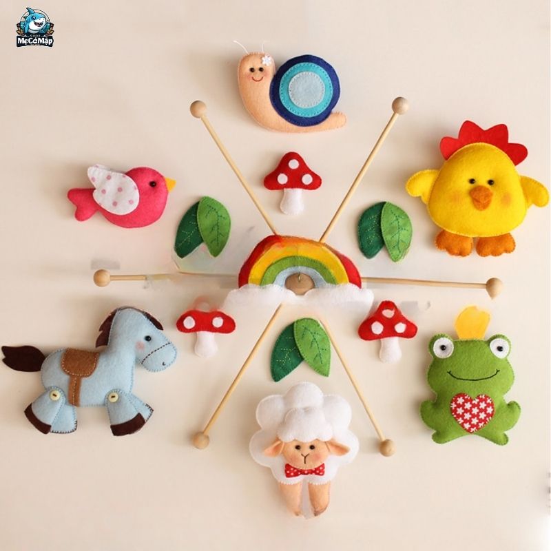 Hướng dẫn 3 cách làm đồ chơi treo nôi cho bé siêu đơn giản