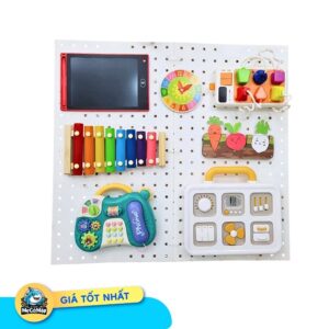 Combo bảng bận rộn và đồ chơi Montessori