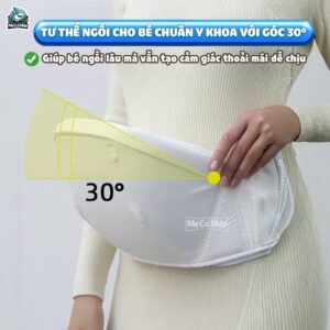 Địu vải Vinng D6 cao cấp mềm mại