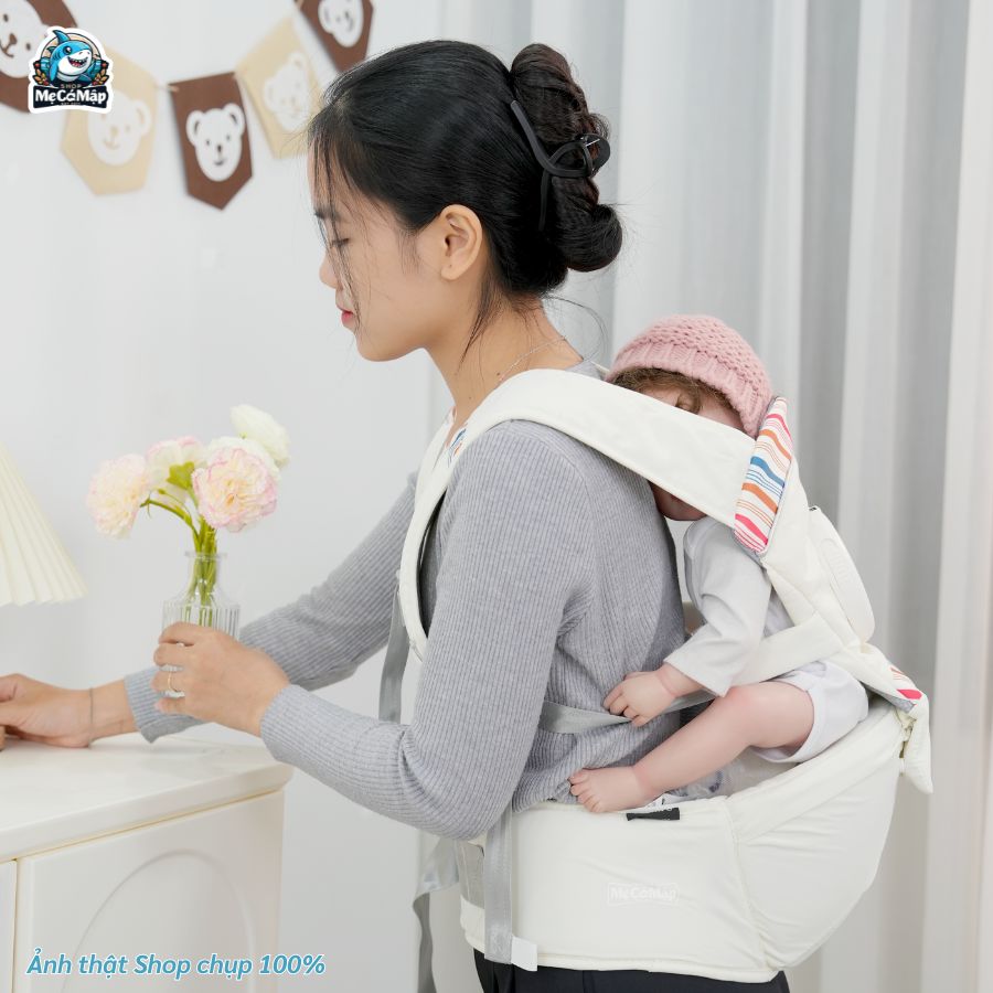 Địu vải Vinng D6 có ghế đa năng